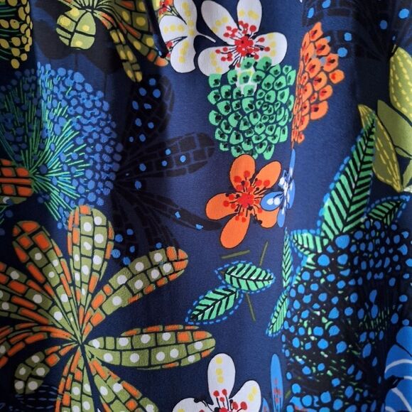 Loft L floral skirt, elastic waist - Picture 8 of 11